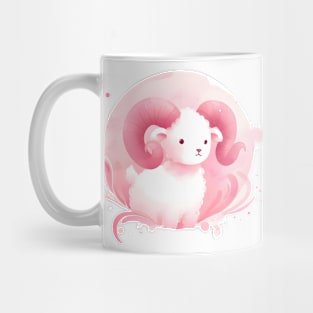 Cute pink Aries Mug